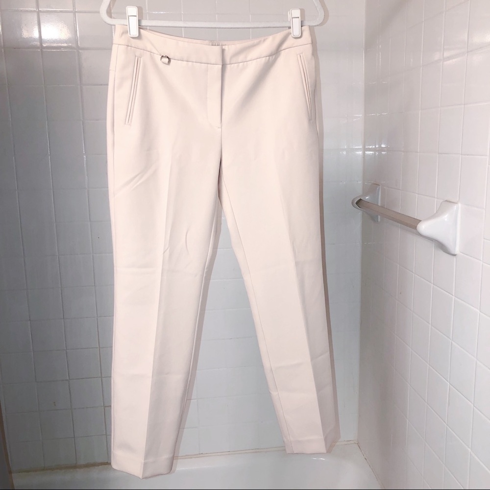 Adrianna Papell champagne relaxed fit career dress pants size 6